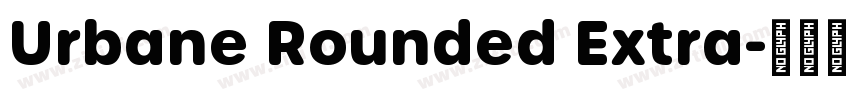 Urbane Rounded Extra字体转换